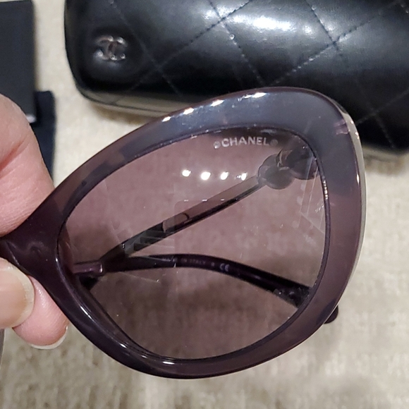 SOLD Chanel Cat Eye Sunglasses - Picture 5 of 8